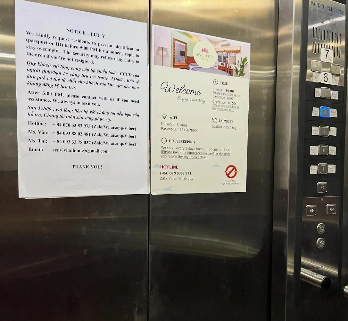 *** 酒店 Sen Vivian Home 胡志明市 越南
